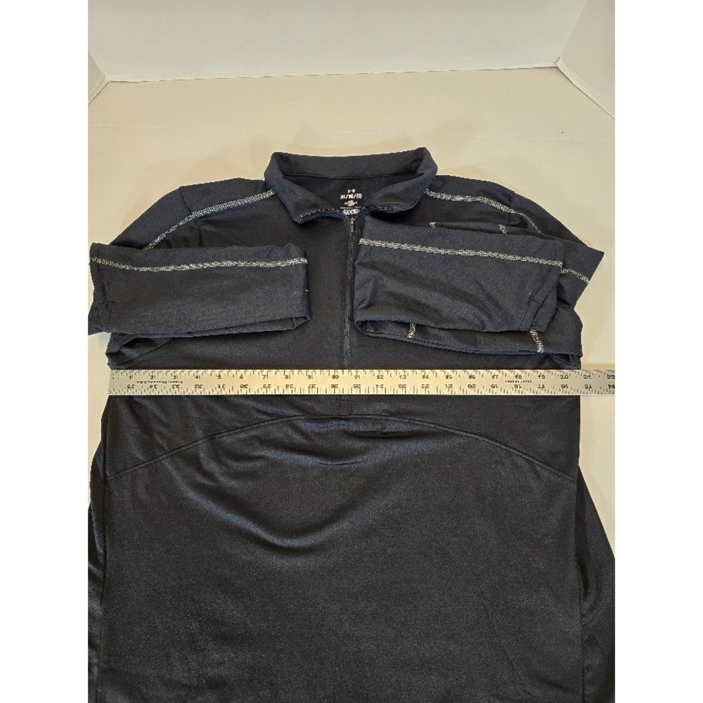 Under Armour Half Zip‎ Pullover Shirt XL Mens Charcoal Long Sleeve Activewear
